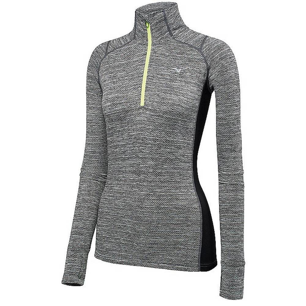 Maglie Running Mizuno Alpha Half Cerniera Donna - Nere - 84091-YEPA